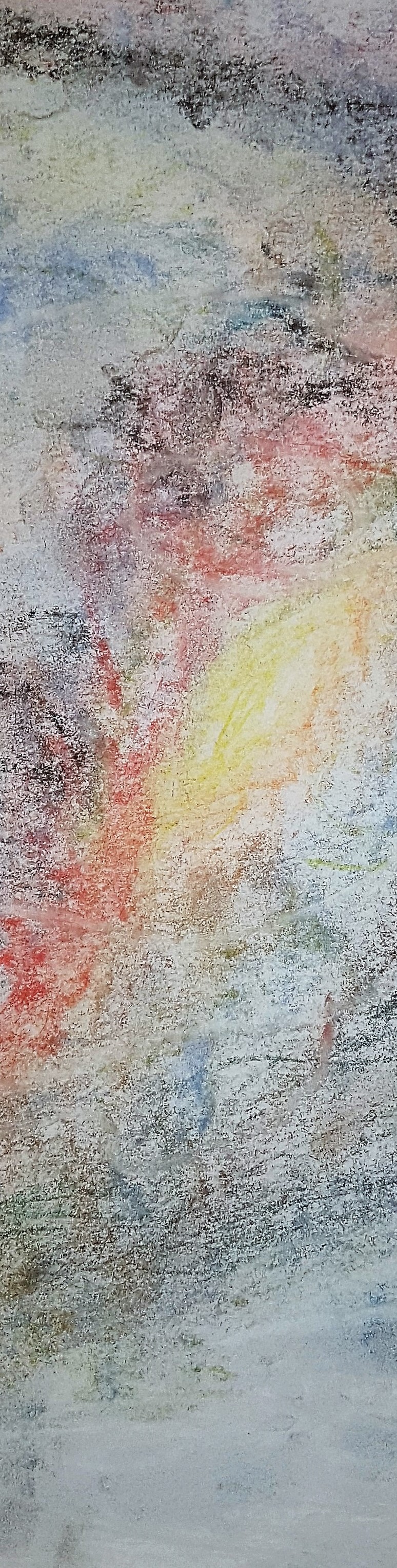 Kreidezeichnung, Bettina Kurz 2017